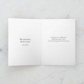 Easter Blessings Lamb of God Christian Easter Card カード (内部)