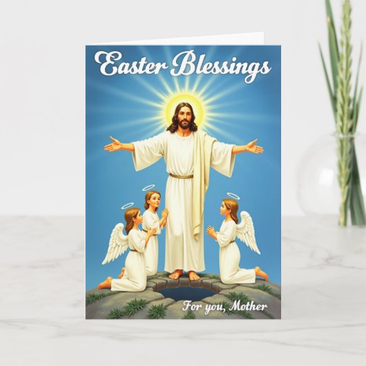 Easter Blessings Mother Card カード (正面)