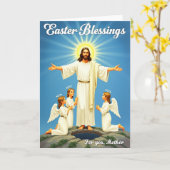Easter Blessings Mother Card カード (黄色い花)