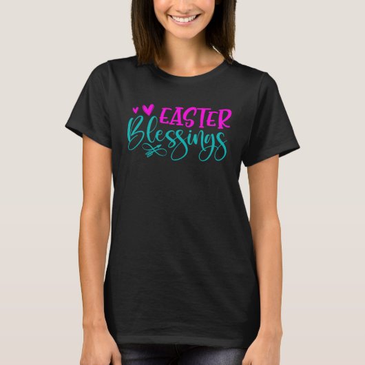 Easter Blessings New Spring Holy Christian Holiday Tシャツ (正面)