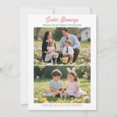 Easter Blessings Religious Photo Template シーズンカード (正面)