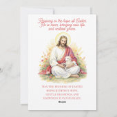 Easter Blessings Religious Photo Template シーズンカード (裏面)