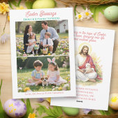 Easter Blessings Religious Photo Template シーズンカード