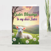 Easter Blessings Sister Card カード (正面)