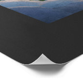 Easter Blooming Crown of Thorns 3D Papercut Art  ポスター (角)