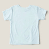 Easter Blue Bunny Personalized T-Shirt (デザイン裏面)