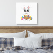 Easter Boys Girls Kids Toddler Bunny Rabbit Easter キャンバスプリント (インサイチュ (寝室))