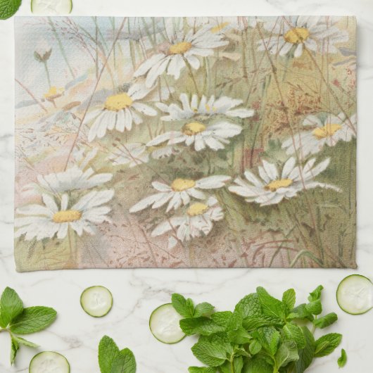 "Easter Brings the Budding Spring"  キッチンタオル (折り畳み)