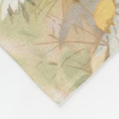 "Easter Brings the Budding Spring"  フリースブランケット (角)