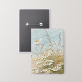 "Easter Brings the Budding Spring"  缶バッジ (正面/裏面)