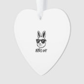 Easter Bruh Bunny Sunglasses Funny Meme Men Boys K オーナメント (正面)