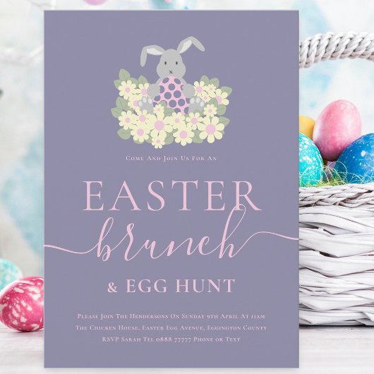 Easter Brunch and Egg Hunt 招待状