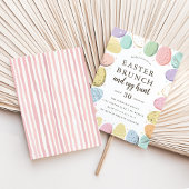 Easter Brunch and Egg Hunt Easter Holiday 招待状