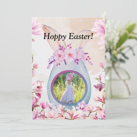 Easter brunch easter egg photo 招待状 (スタンド正面)