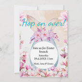 Easter brunch easter egg photo 招待状 (裏面)