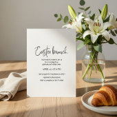 Easter Brunch Invitation | Modern Elegant Spring 招待状