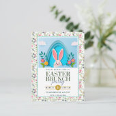 Easter Brunch Party Holiday - 3D Style シーズンポストカード (スタンド正面)