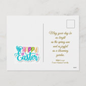 Easter Brunch Party Holiday - 3D Style シーズンポストカード (裏面)