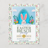 Easter Brunch Party Holiday - 3D Style シーズンポストカード (正面)