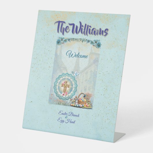 Easter Brunch Pedestal Sign 台座サイン (正面)