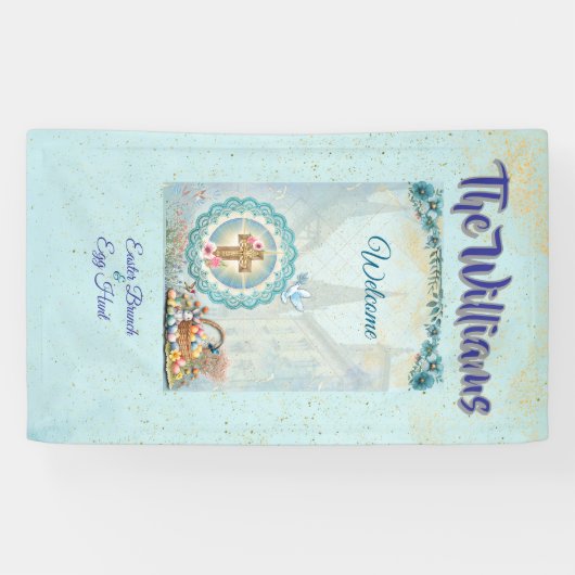 - Easter Brunch Welcome Banner – Personalized 横断幕 (横)