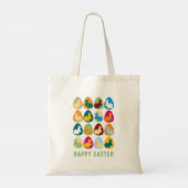 Easter Bunnies and Easter Eggs Tote Bag トートバッグ (裏面)