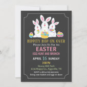 Easter Bunnies Easter Egg Hunt Invitation 招待状 (正面)