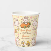 Easter Bunnies Whimsical Kids' Birthday Party  紙コップ (裏面)