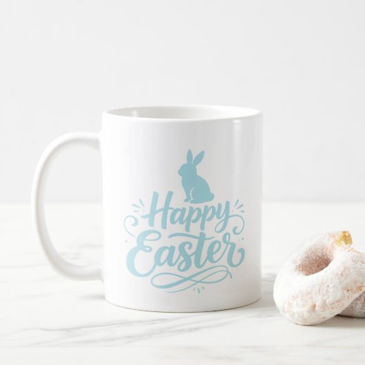 Easter Bunny  コーヒーマグカップ (ドーナツ)