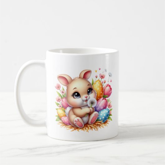 Easter Bunny  コーヒーマグカップ (左)