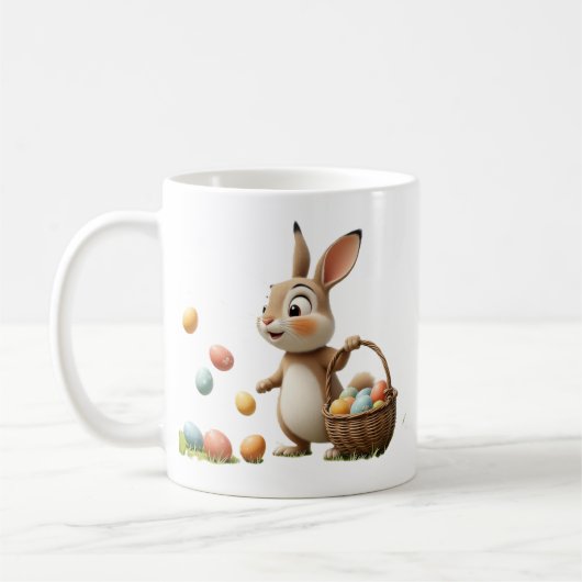 easter bunny コーヒーマグカップ (左)