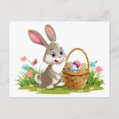 Easter bunny シーズンポストカード (正面)