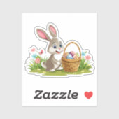 Easter bunny シール (シート)