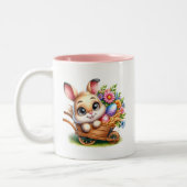 Easter Bunny ツートーンマグカップ (左)