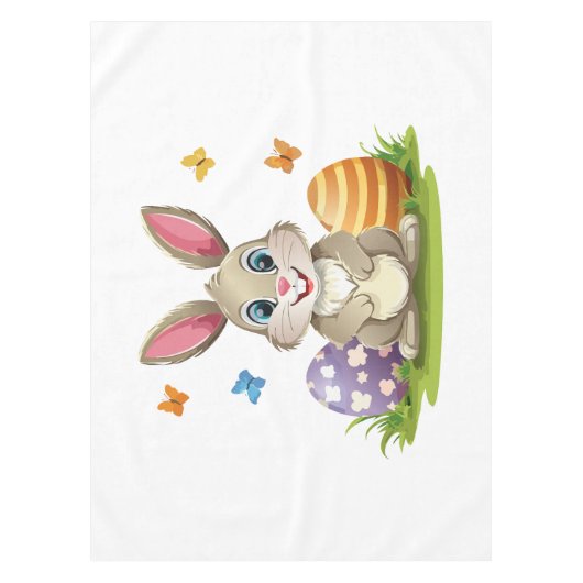 Easter bunny テーブルクロス (正面)