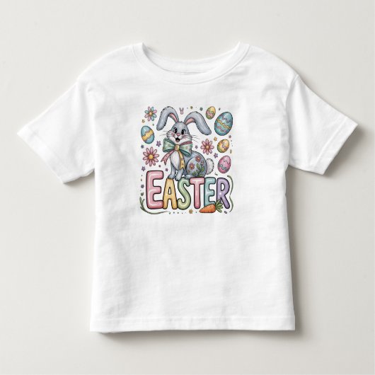 Easter Bunny トドラーTシャツ (正面)