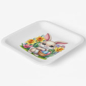 Easter Bunny  ペーパープレート (傾斜あり)