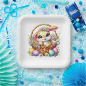 Easter Bunny  ペーパープレート (パーティー)