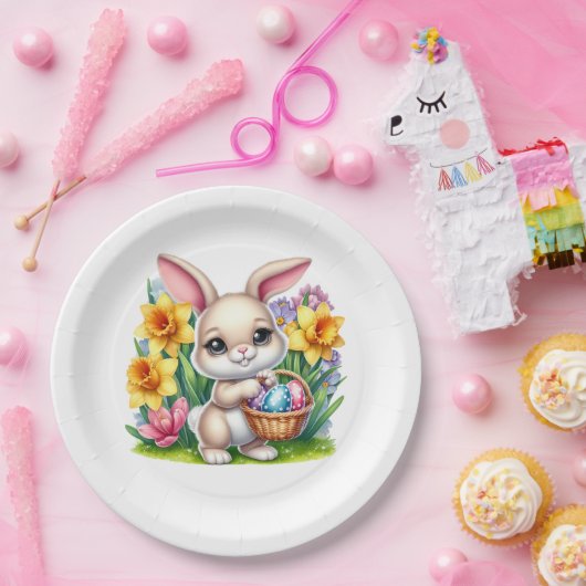 Easter Bunny  ペーパープレート (パーティー)