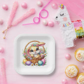 Easter Bunny ペーパープレート (パーティー)