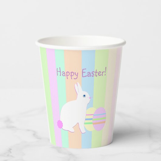  Easter Bunny and Eggs 紙コップ (裏面)
