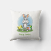 Easter bunny and the Chicken クッション (裏面)