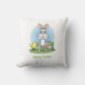 Easter bunny and the Chicken クッション (正面)