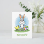 Easter Bunny and the Chicken Show the Easter Eggs シーズンポストカード (スタンド正面)