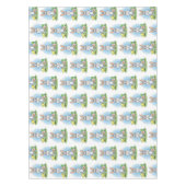 Easter Bunny and the colorful Easter eggs テーブルクロス (正面)