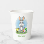 Easter Bunny and the cute chicken 紙コップ (正面)