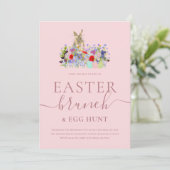 Easter Bunny and Wildflowers Egg Hunt and Brunch 招待状 (スタンド正面)