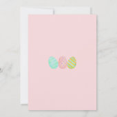 Easter Bunny and Wildflowers Egg Hunt and Brunch 招待状 (裏面)