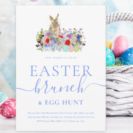 Easter Bunny and Wildflowers Egg Hunt and Brunch 招待状
