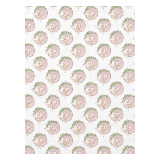 Easter Bunny at Garde Tablecloth テーブルクロス (正面)